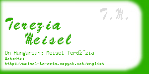 terezia meisel business card